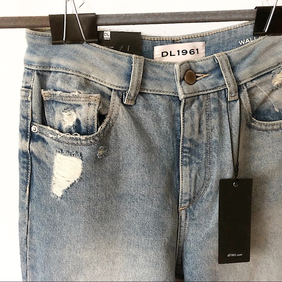 DL1961 Wallace High Waist Crop Flare Distress Jean - Picture 8 of 12